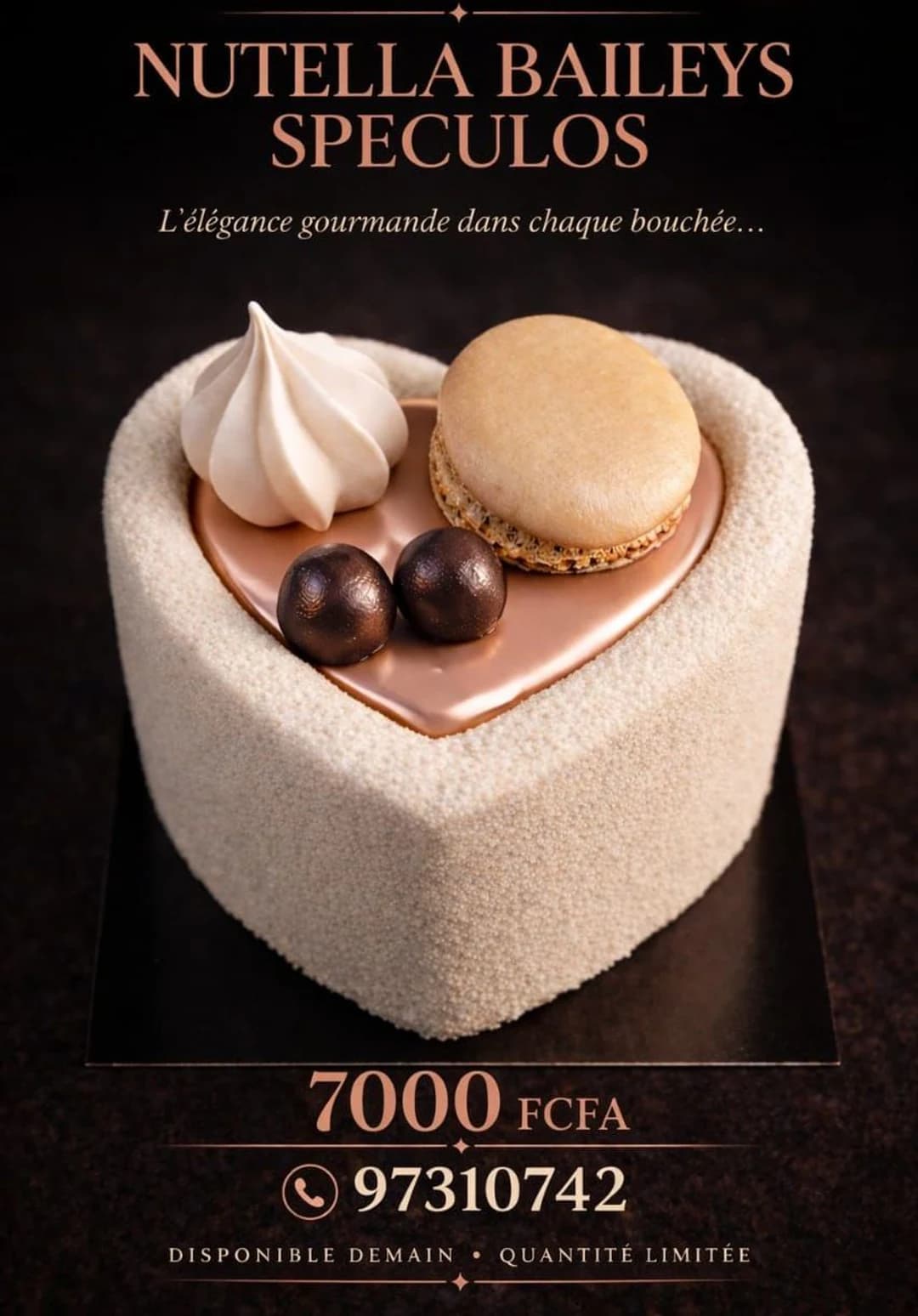 Nutella Baileys Speculos — glace artisanale premium, miniature 2